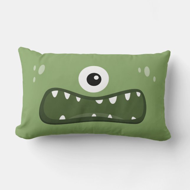 Coussin de cyclopes de BBSS (21" x13") (Recto)