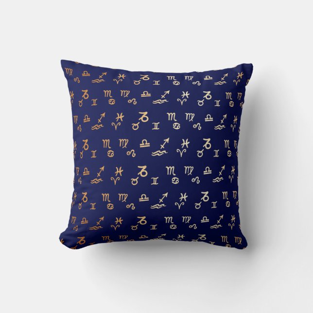 Coussin de décor de motif d'or de marine (Recto)