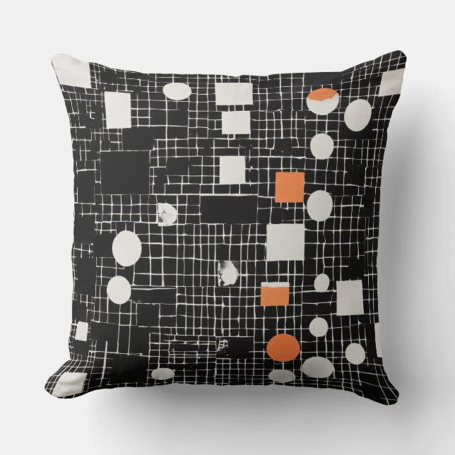 Coussin de décoration d'intérieur inspiré (Recto)