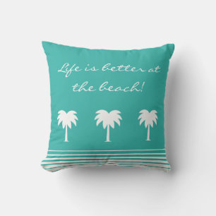Coussin de décoration extérieur   La vie est plus 