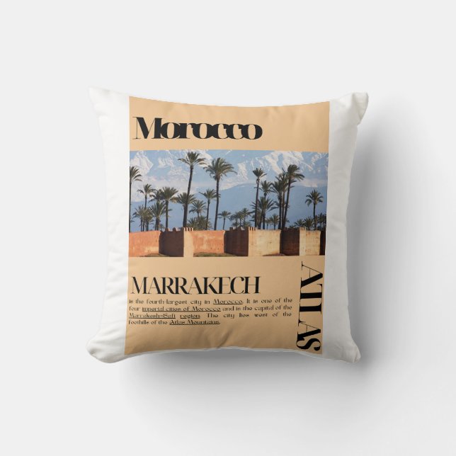 coussin De Décoration Intérieure by maroccain art  (Recto)