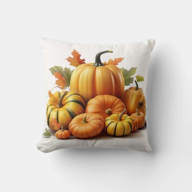 Coussin de design d'automne (Recto)