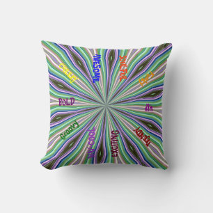 Coussin de design funky