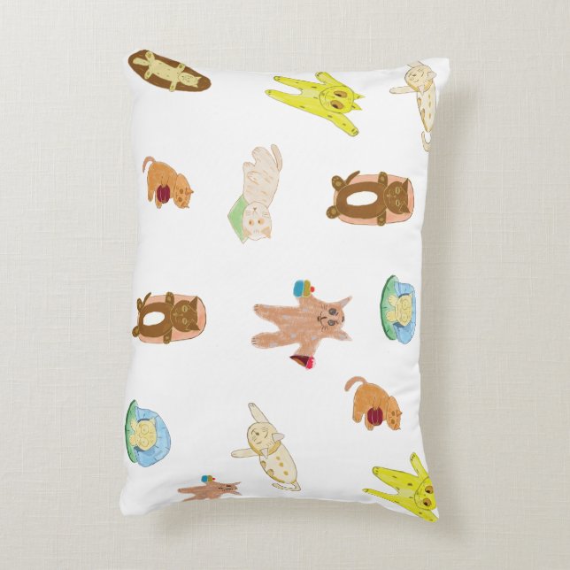coussin de dessin animé (Dos(Vertical))