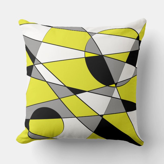 Coussin de dessin géométrique (Recto)