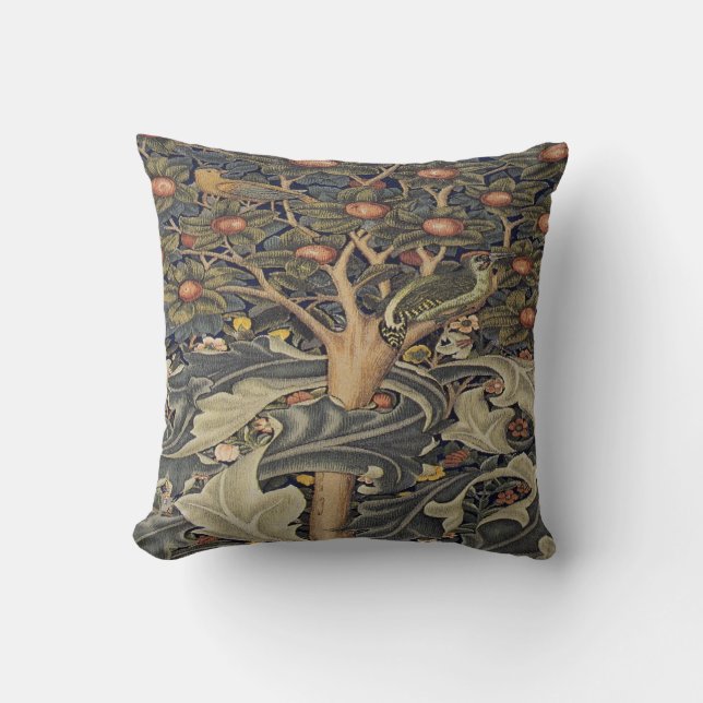 Coussin de détail de tapisserie de pivert de (Recto)
