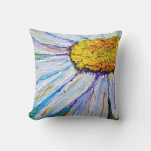 Coussin de détails de la marguerite