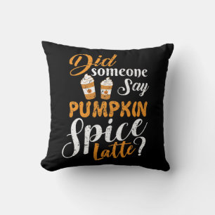 Coussin de détresse de Latte d'épice de citrouille