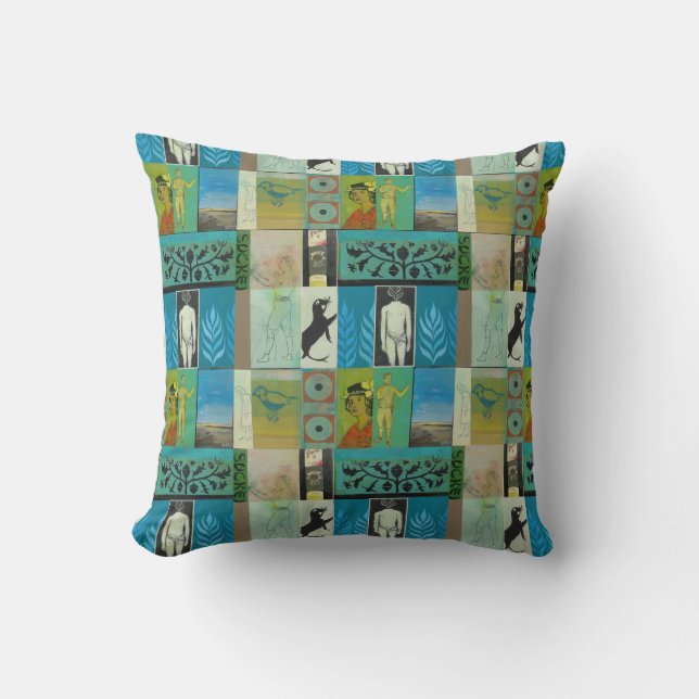 Coussin de deux peintures (Recto)