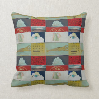 Coussin de deux peintures