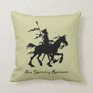 Coussin de Don don Quichotte y Rocinante