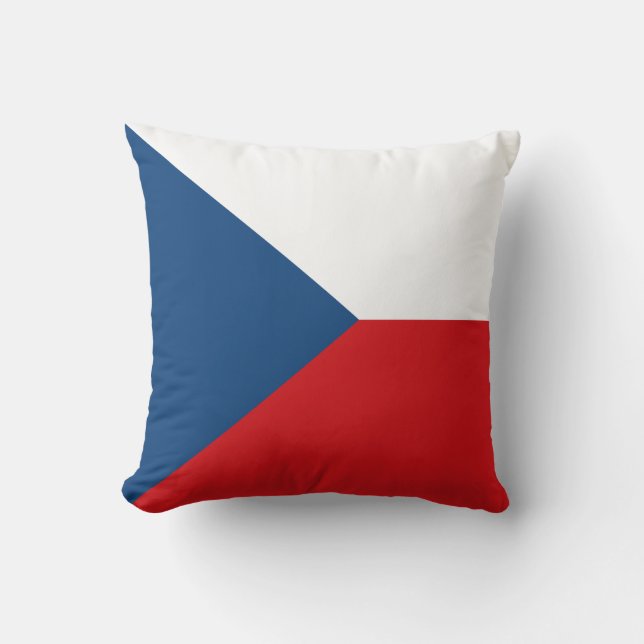 Coussin de drapeau de République Tchèque (Recto)
