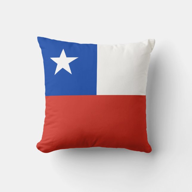 Coussin de drapeau du Chili (Recto)