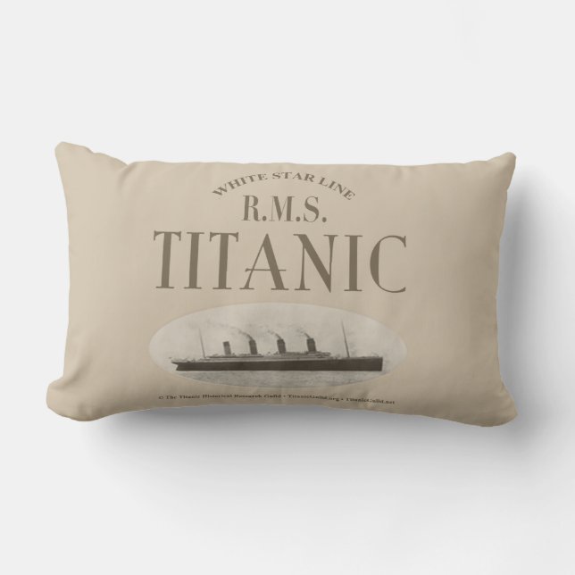 Coussin de fantôme Titanic de Séphia Lumbar RMS (1 (Recto)