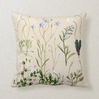 coussin de ferme botanique vintage fleurie françai