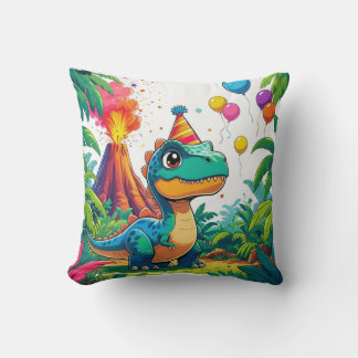 Coussin de fête T-Rex pour enfants