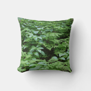 Coussin de feuillage vert