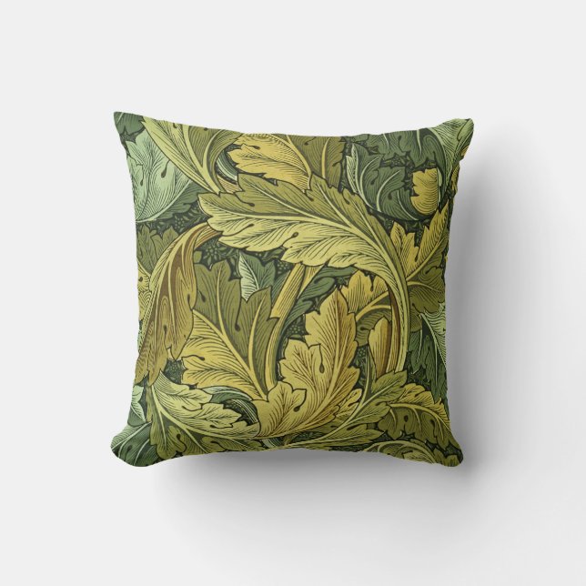 Coussin de feuille d'acanthe de VintageNouveau (Recto)
