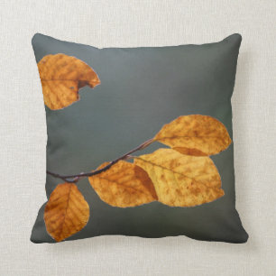 Coussin de feuille de hêtre