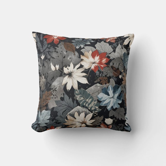 Coussin de feuilles d'automne (Recto)