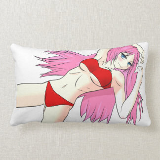 Coussin de fille d'Anime