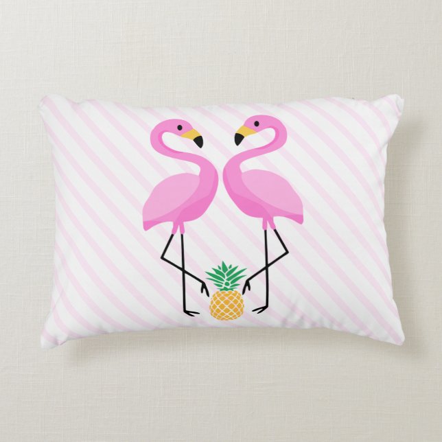 Coussin de Flamant rose (Devant)