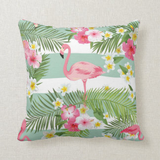 Coussin de Flamant rose