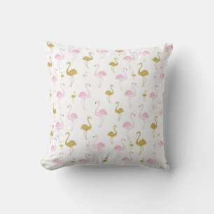 Coussin de Flamant rose tropical / Coussin