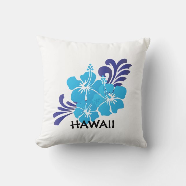 Coussin de fleur de ketmie d'Hawaï (Recto)