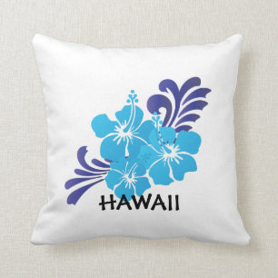 Coussin de fleur de ketmie d'Hawaï