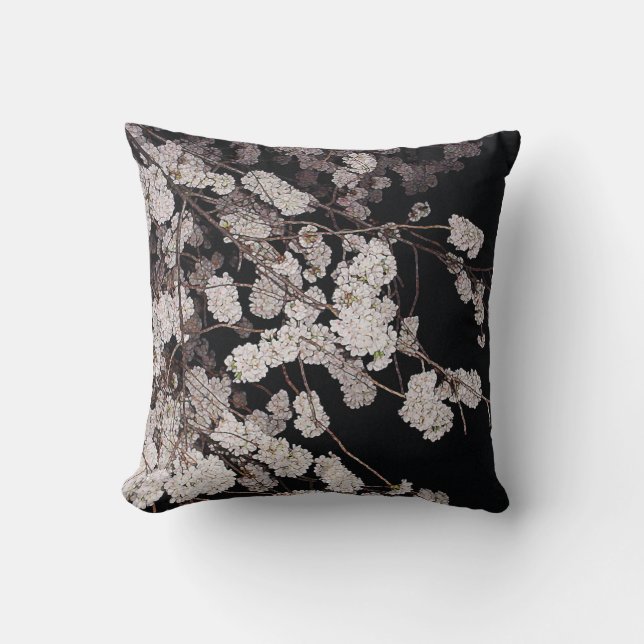 Coussin de fleurs de cerisier (Recto)