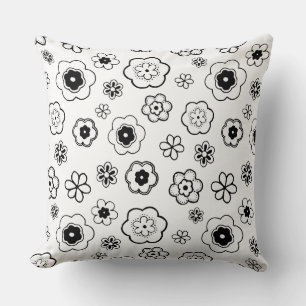 coussin de fleurs de dessin animé