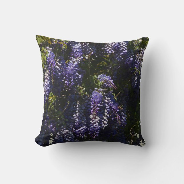 Coussin de fleurs de glycines (Recto)
