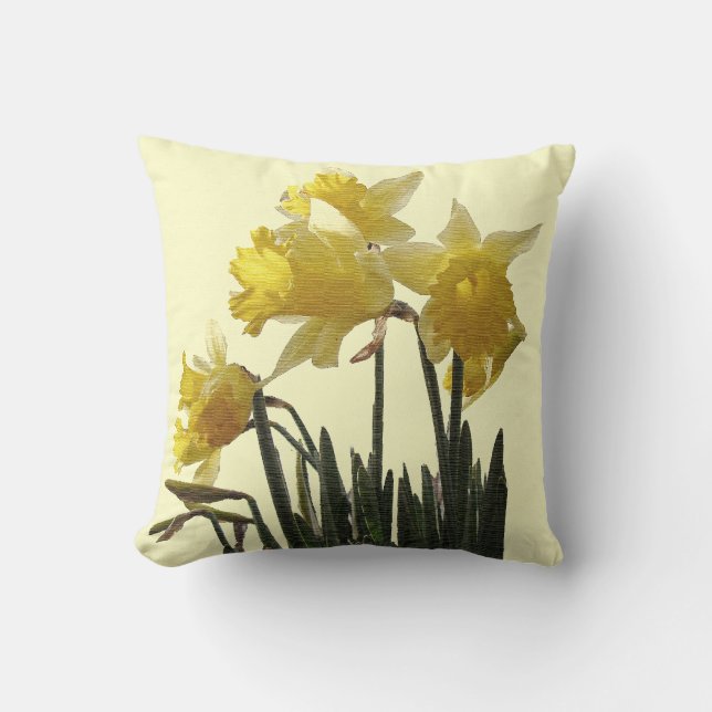 Coussin de fleurs de jonquille (Recto)