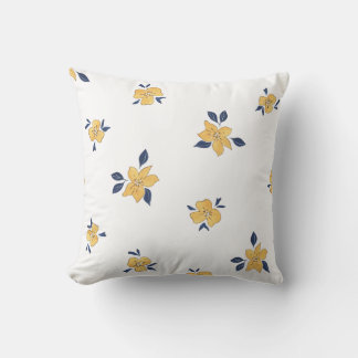Coussin de fleurs de printemps brillant - coloré A