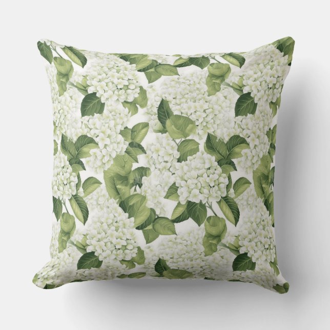 Coussin de fleurs d'Hydrangea (Recto)