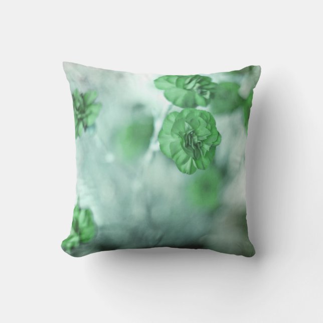 Coussin de fleurs vertes (Recto)