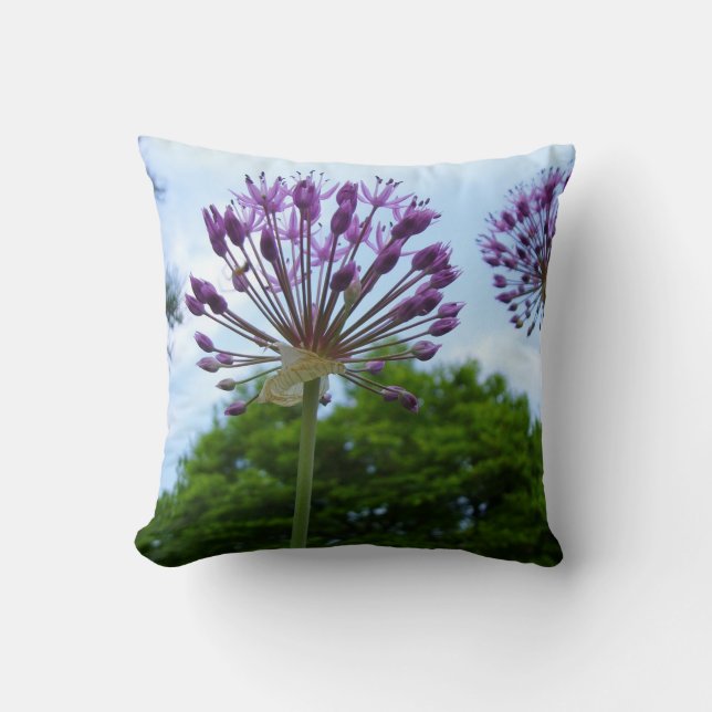 coussin de fleurs violettes (Recto)