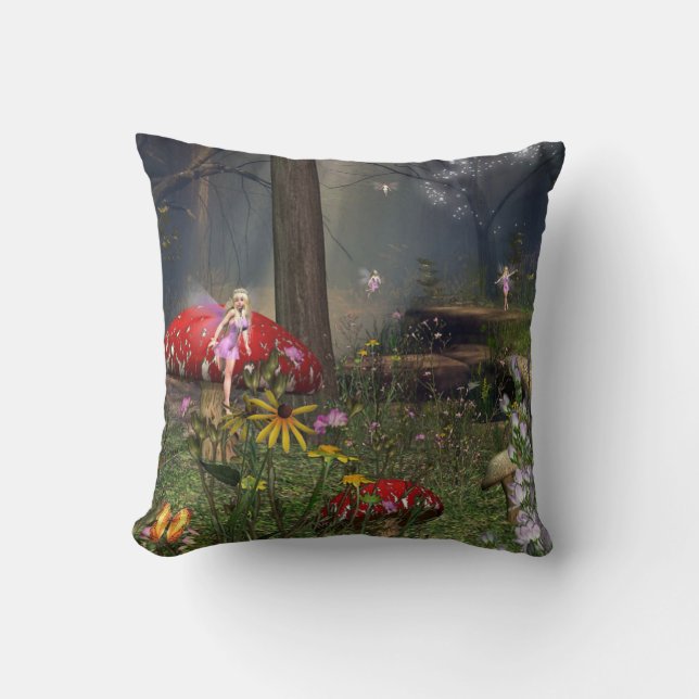 Coussin de forêt de féerie (Recto)