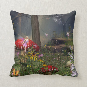 Coussin de forêt de féerie