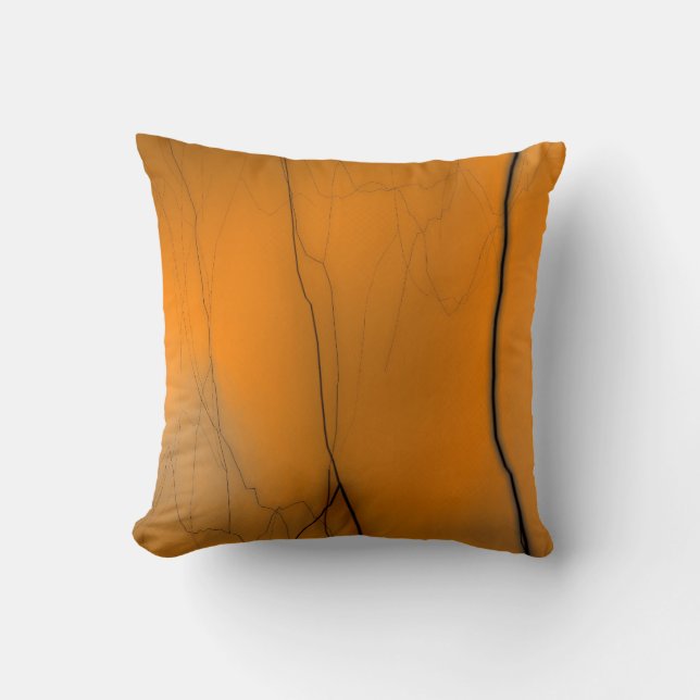 coussin de foudre jaune et orange (Recto)