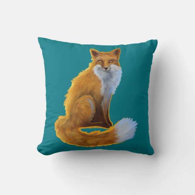 Coussin de Fox de région boisée (Recto)