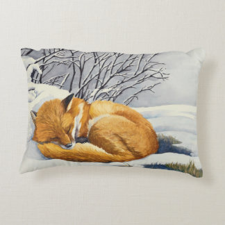 Coussin de Fox d'hiver de sommeil
