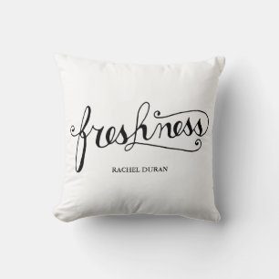 coussin de fraîcheur calligraphie