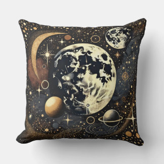 Coussin de Galaxie cosmique - Élégance céleste pou