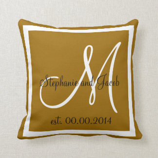 Coussin de garde de Mariage Brown léger
