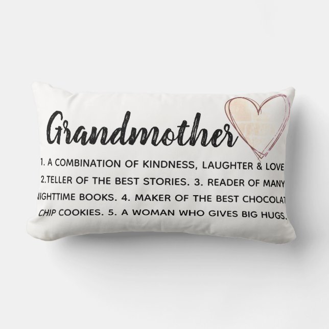 coussin de grand-mère personnalisé (Recto)