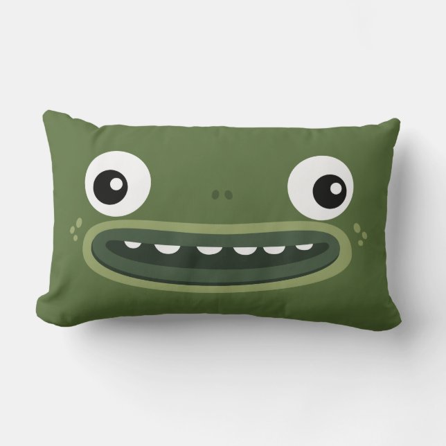 Coussin de grenouille de BBSS (21" x13") (Recto)