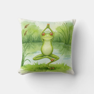 Coussin de grenouille de Yoga