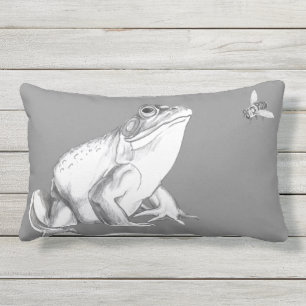 Coussin de grenouilles à grenouilles à grenouilles